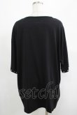 画像3: CIVARIZE / PUレザー切り替えZIPデザインTシャツ  黒 H-25-04-27-047-GO-TS-KB-ZH (3)
