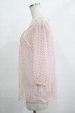 画像2: Emily Temple cute / ドットフリルブラウス  レッド H-25-04-27-052-ET-BL-KB-ZH (2)