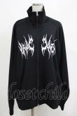 画像1: KRY CLOTHING / プリントZIPジャージ  黒 H-25-04-27-055-EL-TO-KB-ZH (1)