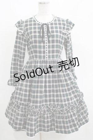 画像: MILK / B.B.dress  グリーンチェック H-25-04-27-006-ML-OP-KB-ZH