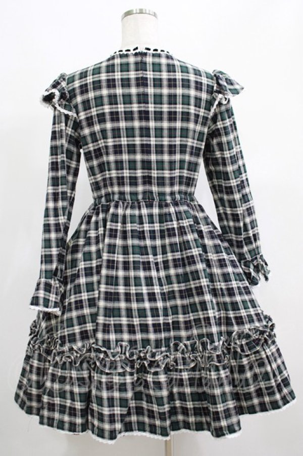 画像3: MILK / B.B.dress  グリーンチェック H-25-04-27-006-ML-OP-KB-ZH (3)