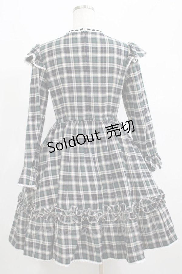 画像3: MILK / B.B.dress  グリーンチェック H-25-04-27-006-ML-OP-KB-ZH (3)