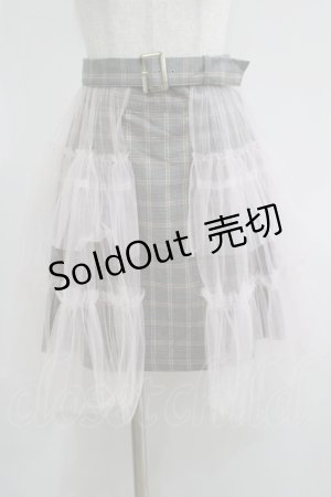 画像: MILK / スワンスカート  チェック×ピンク H-25-08-10-020-ML-SK-KB-ZH