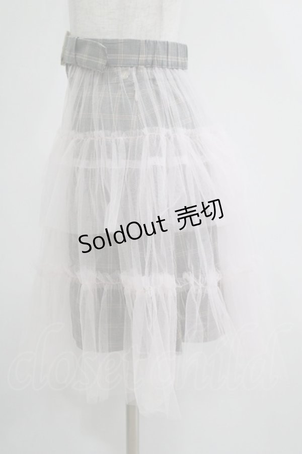 画像2: MILK / スワンスカート  チェック×ピンク H-25-08-10-020-ML-SK-KB-ZH (2)