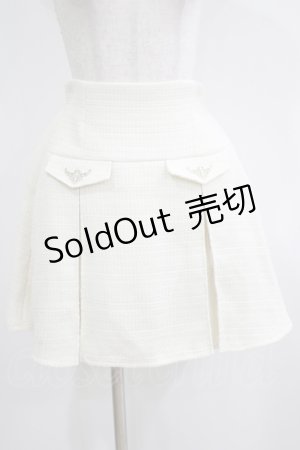 画像: axes femme POETIQUE / フラップデザインツィードスカート M オフ H-25-04-28-027-AX-SK-NS-ZH