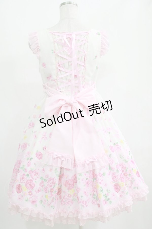 画像3: Angelic Pretty / Powder Roseフリルジャンパースカート Free シロ H-25-04-28-003-AP-OP-NS-ZH (3)