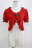 画像1: Angelic Pretty / Wrapping Cherryニットボレロ Free レッド H-25-04-28-042-AP-TO-NS-ZH (1)