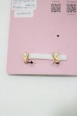 画像2: m petit by misako / AMPLリボンモチーフイヤリング  ブラック H-25-04-28-069-LO-AC-NS-ZH (2)