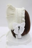 画像2: axes femme kawaii / メアリーハーフボンネット  アイボリ‐ H-25-04-28-078-AX-AC-NS-ZH (2)
