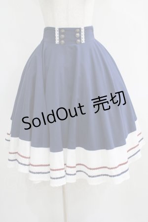画像: Favorite / ハイウエストダブルボタンの大人マリンスカート M ネイビー H-25-04-28-013-LO-SK-NS-ZH