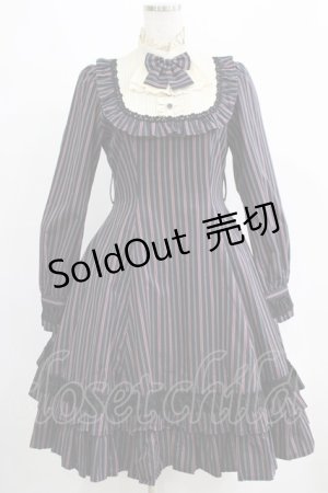 画像: Victorian maiden / クラシカルドールレジメンタルドレス Free ネイビー H-25-04-28-002-CL-OP-NS-ZH