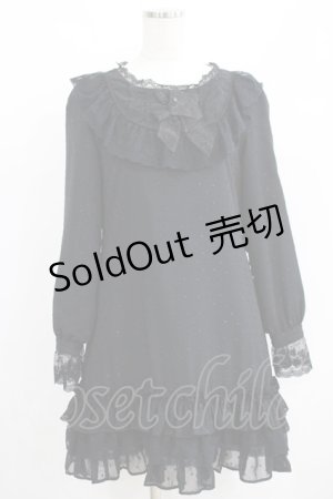 画像: BABY,THE STARS SHINE BRIGHT / ドットシフォンワンピース Free ブラック H-25-04-28-025-BA-OP-NS-ZH