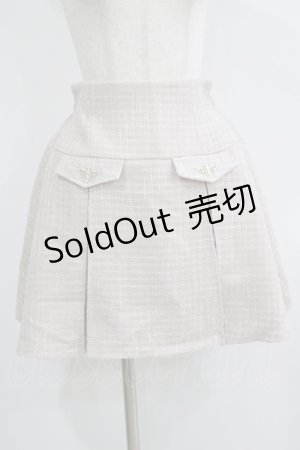 画像: axes femme POETIQUE / フラップデザインツィードスカート M ピンク H-25-04-28-026-AX-SK-NS-ZH