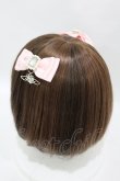 画像2: Lovely Tency / 眞白ありすコラボ/ビジューリボンクリップ  ピンク H-25-04-29-005-0-AC-NS-ZH (2)