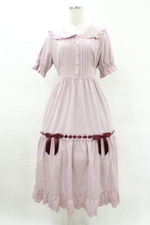 画像: axes femme POETIQUE / コットンレースデザインワンピース M ラベンダー H-25-04-29-047-AX-OP-NS-ZH