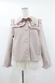 画像1: m petit by misako / セーラー襟ショートコート L ピンク H-25-04-29-058-LO-CO-NS-ZH (1)