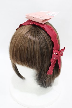 画像: m petit by misako / TT*AMPLカチューシャ  レッド H-25-04-29-008-LO-AC-NS-ZH