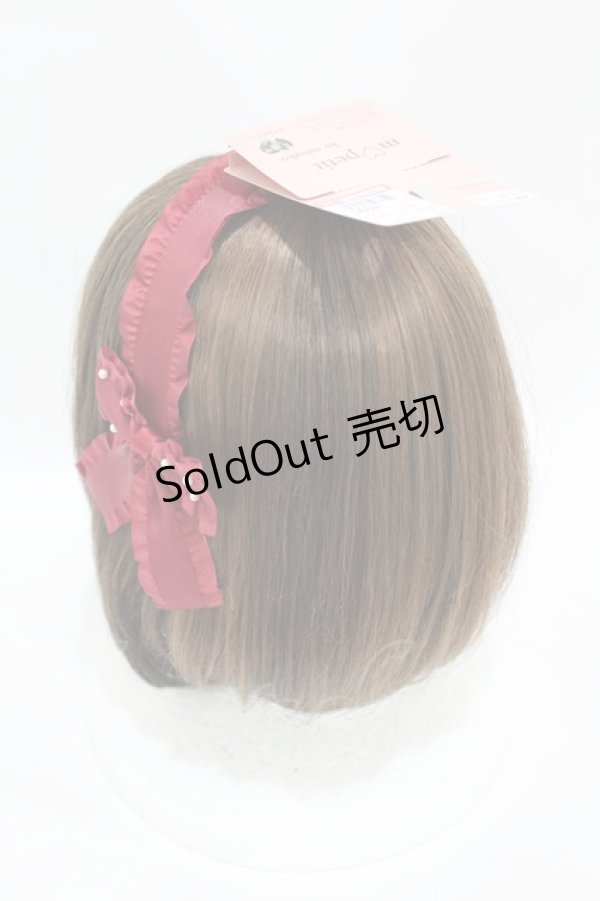 画像2: m petit by misako / TT*AMPLカチューシャ  レッド H-25-04-29-008-LO-AC-NS-ZH (2)