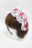 画像1: To Alice / ヴィンテージドール　ヘッドドレス  オフ/レッド H-25-04-29-011-LO-AC-NS-ZH (1)