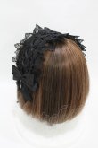 画像2: axes femme POETIQUE / レースアップヘッドドレス  ブラック H-25-04-29-013-AX-AC-NS-ZH (2)