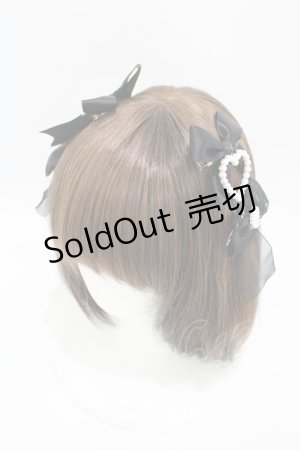 画像: Lovely Tency / 眞白ありすコラボ/クリップセット  ブラック H-25-04-29-003-0-AC-NS-ZH