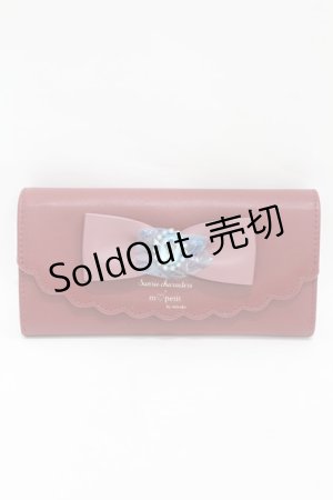 画像: m petit by misako / サンリオキャラクターズコラボ ハローキティ TT*AMスカラップフラップウォレット  レッド H-25-04-29-027-LO-ZA-NS-ZH