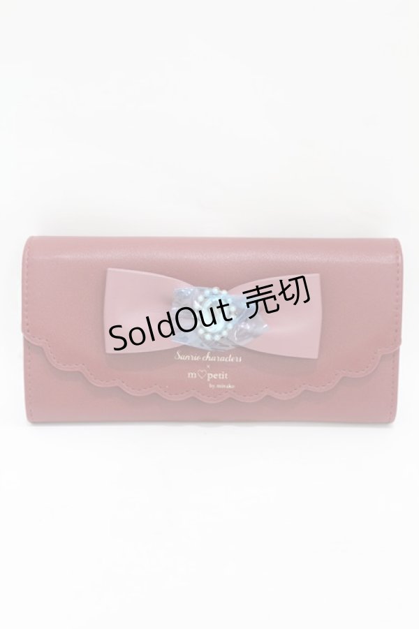 画像1: m petit by misako / サンリオキャラクターズコラボ ハローキティ TT*AMスカラップフラップウォレット  レッド H-25-04-29-027-LO-ZA-NS-ZH (1)