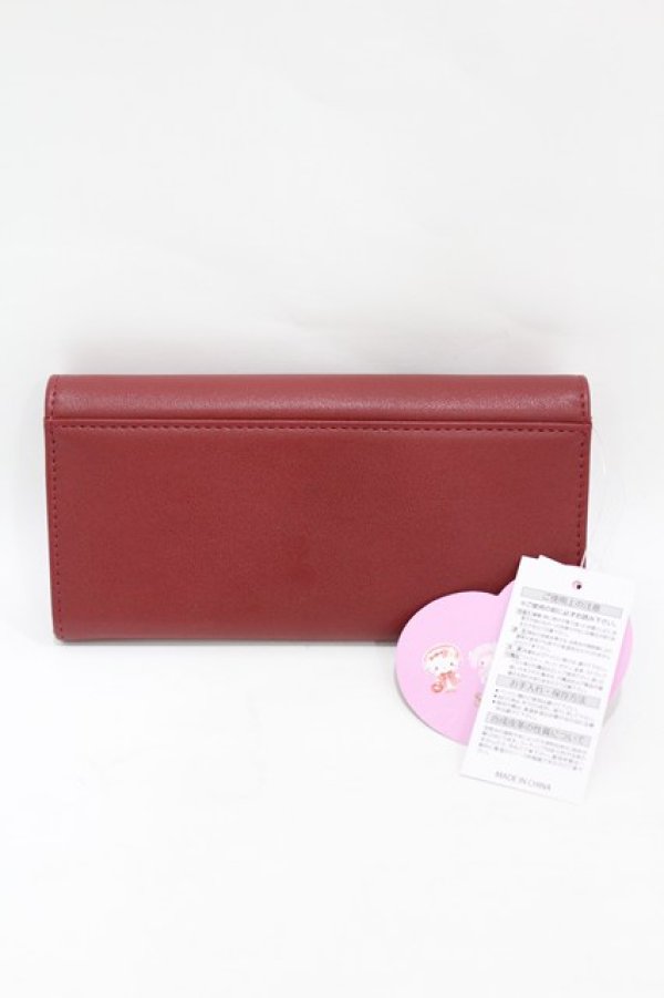 画像2: m petit by misako / サンリオキャラクターズコラボ ハローキティ TT*AMスカラップフラップウォレット  レッド H-25-04-29-027-LO-ZA-NS-ZH (2)
