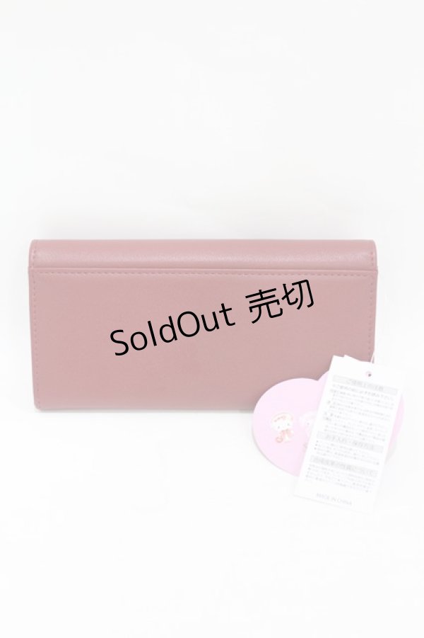 画像2: m petit by misako / サンリオキャラクターズコラボ ハローキティ TT*AMスカラップフラップウォレット  レッド H-25-04-29-027-LO-ZA-NS-ZH (2)