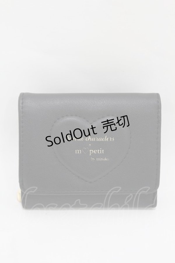 画像1: m petit by misako / サンリオキャラクターズコラボ クロミ ウォレット  ブラック H-25-04-29-029-LO-ZA-NS-ZH (1)