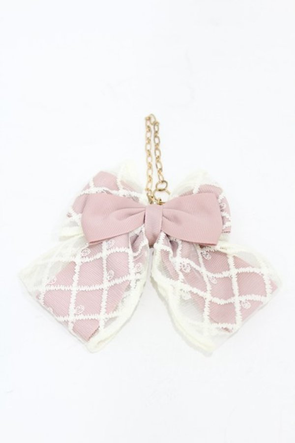 画像1: m petit by misako / AMレースBGC  ピンク H-25-04-29-032-LO-AC-NS-ZH (1)