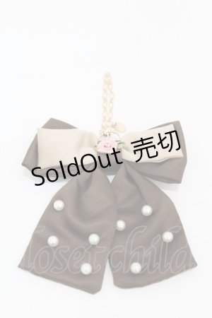 画像: m petit by misako / NINA’sコラボバッグチャーム  ブラウン H-25-04-29-033-LO-ZA-NS-ZH