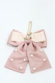 画像1: m petit by misako / NINA’sコラボバッグチャーム  ピンク H-25-04-29-034-LO-ZA-NS-ZH (1)