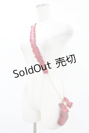 画像: Amavel / Amavelオリジナルポーチ付きスマホショルダー  レッド H-25-04-29-038-CA-ZA-NS-ZH
