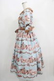 画像2: axes femme kawaii / お菓子の家柄ワンピース M サックス H-25-05-01-003-AX-OP-NS-ZH (2)