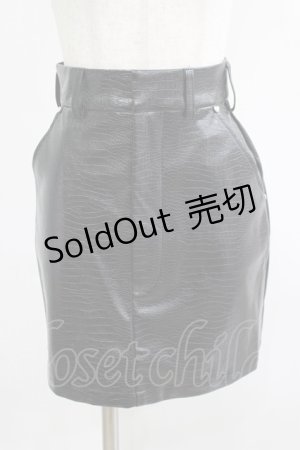 画像: Melt the lady / レザータッチスカート S ブラック H-25-05-01-033-PU-SK-NS-ZH