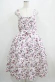 画像1: axes femme / ビッグリボン×ローズジャンパースカート【mobility限定商品】 Free ピンク H-25-05-01-004-AX-OP-NS-ZH (1)