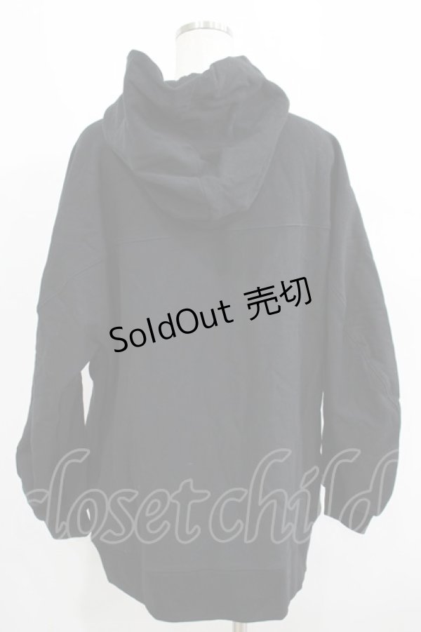 画像3: Melt the lady / ロゴプレートパーカーワンピース Free ブラック H-25-05-01-036-PU-OP-NS-ZH (3)