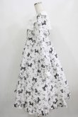 画像2: Lovely Tency / 眞白ありすコラボ/リボンプリントワンピース L オフ H-25-05-01-005-GO-OP-NS-ZH (2)