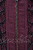画像6: ATELIER PIERROT / Decay Gauze JumperSkirt  ボルドー H-25-05-01-1038-EL-SK-KB-ZH (6)