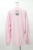 画像2: MILKBOY / DESTROY MY HEART L.S. TEE L ライトピンク H-25-05-01-1046-MB-TO-KB-ZH (2)