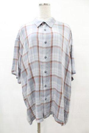 画像: MILKBOY / CHECKED SHIRTS  サックス H-25-05-01-1047-MB-BL-KB-ZH