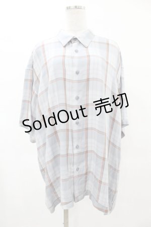 画像: MILKBOY / CHECKED SHIRTS  サックス H-25-05-01-1047-MB-BL-KB-ZH