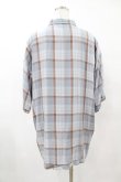 画像2: MILKBOY / CHECKED SHIRTS  サックス H-25-05-01-1047-MB-BL-KB-ZH (2)