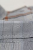 画像3: MILKBOY / CHECKED SHIRTS  サックス H-25-05-01-1047-MB-BL-KB-ZH (3)