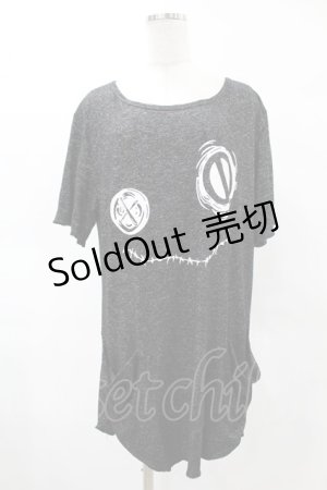 画像: NieR Clothing / プリントチュニックワンピ F 黒 H-25-05-01-1054-PU-OP-KB-ZH