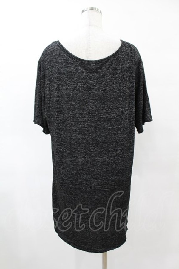 画像2: NieR Clothing / プリントチュニックワンピ F 黒 H-25-05-01-1054-PU-OP-KB-ZH (2)