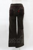画像2: Ozz On / パッチワーク切替パンツ  茶 H-25-05-01-1024-OO-PA-KB-ZH (2)