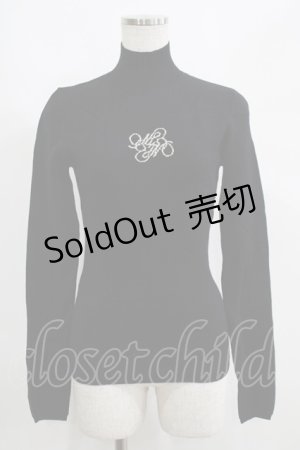 画像: Melt the lady / ハイネックニット Free ブラック H-25-05-01-057-PU-TO-NS-ZH