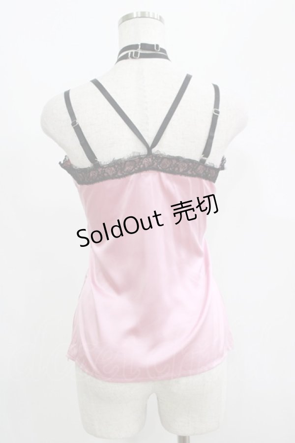 画像3: Melt the lady / チョーカーキャミソール Free ピンク H-25-05-01-061-PU-TO-NS-ZH (3)